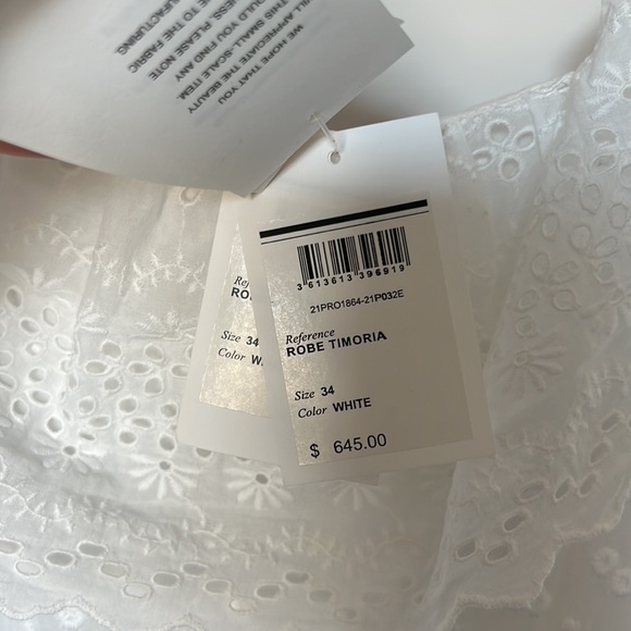 Isabel Marant Etoile Timoria Dress in White 34 - Picture 9 of 12